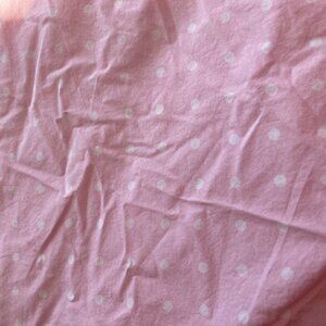 Pottery Barn Kids twin duvet for a song pink mini dot 2 for 1 VGUC
